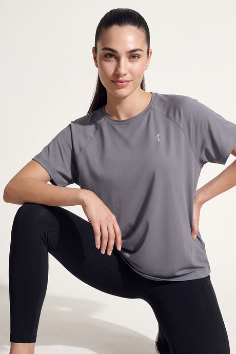 Zelocity Quick Dry Relaxed Top - Steel Grey Buy Zelocity Quick Dry Relaxed Top - Steel Grey